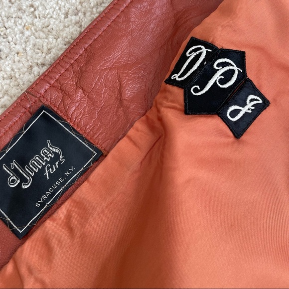 Vintage genuine leather rust trench coat women’s - Picture 10 of 13